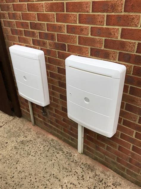 difference between gas and electric meter boxes|replacement external meter box.